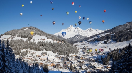 Ballonfahrt in Filzmoos.